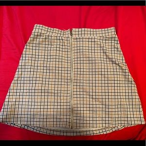 Plaid skirt